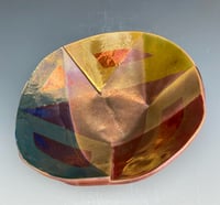 Image 3 of Abstract lustre bowl