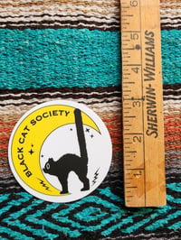 Image 1 of Black Cat Society Sticker