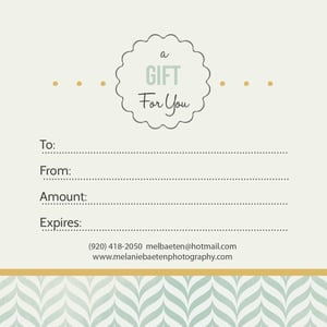 Image of Gift Certificate (starting at $25.00)
