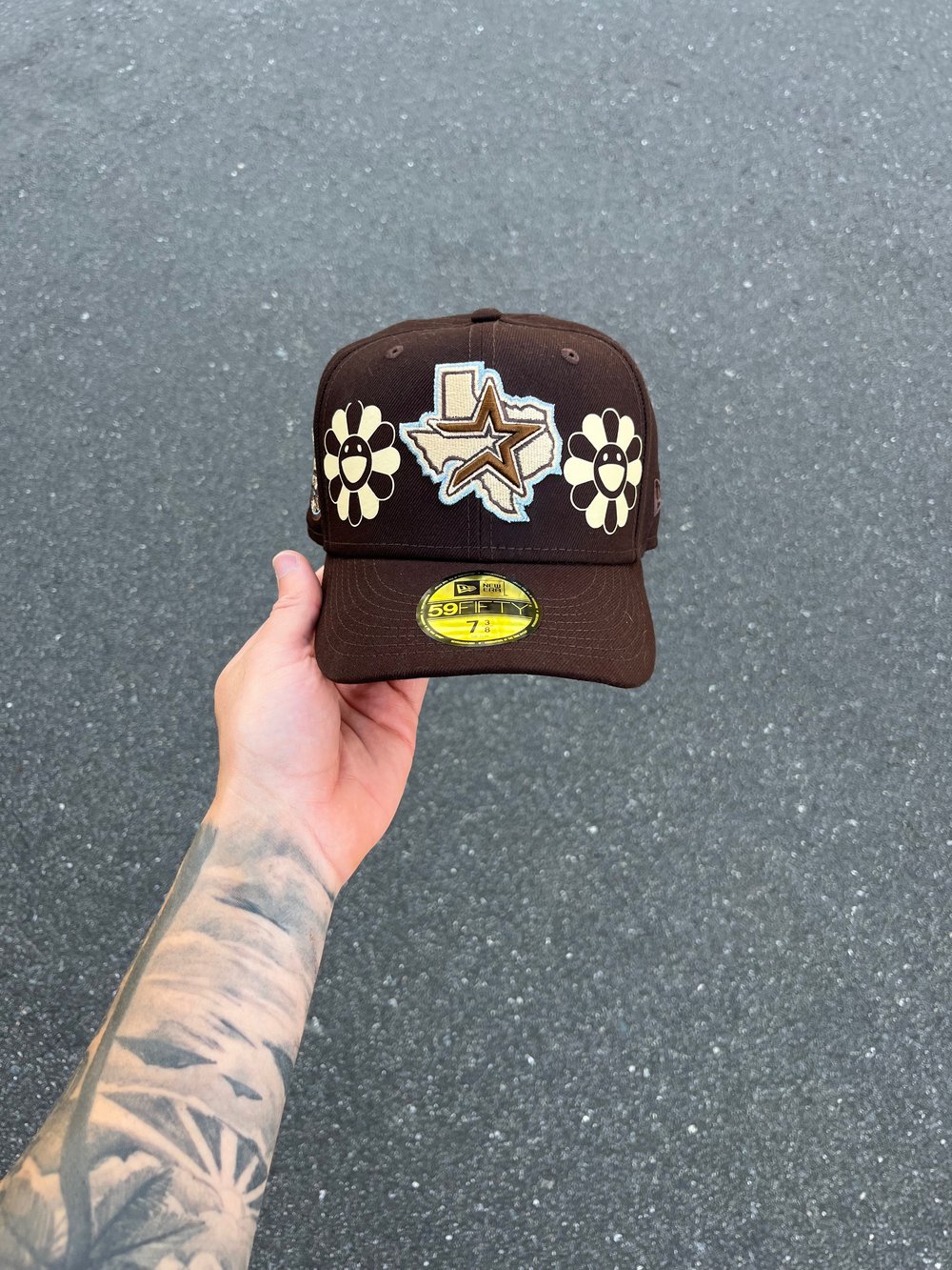 Houston Astros Tri Tone Brown 59FIFTY Fitted Cap