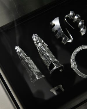 Image of BDODI - Snake Nail Ring Small Head (Silver)