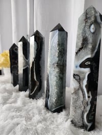 Image 2 of Black Sardonyx Agate Crystal Towers - 5 Styles