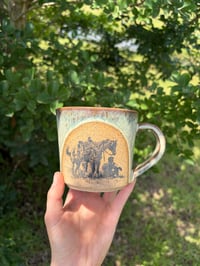 Image 2 of 10 oz. Rusty green cowboy shade