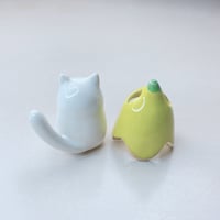 Image 5 of Banana cat ceramic figurine #3