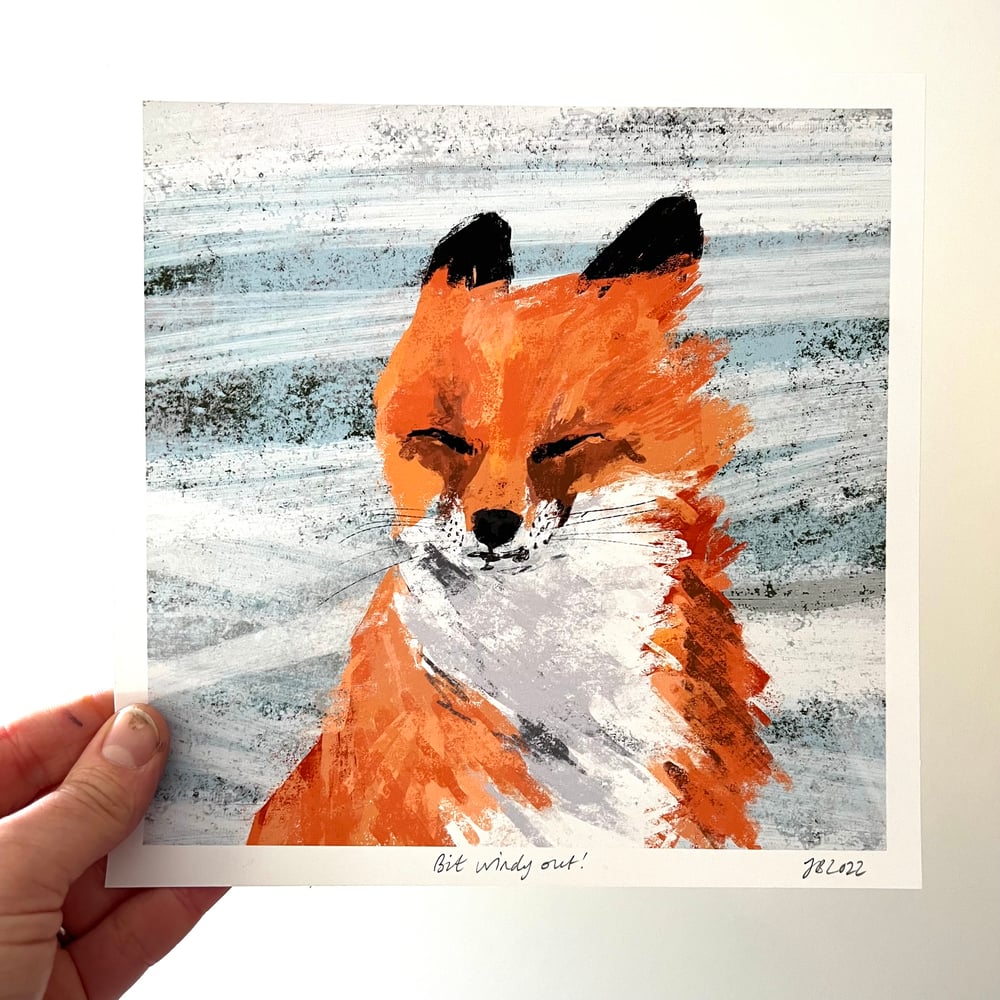 Image of Bit Windy Out! - Archive Quality Print