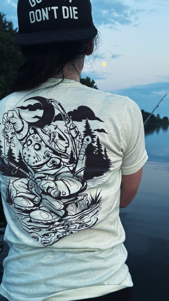 Image of fishing at crystal lake shirt