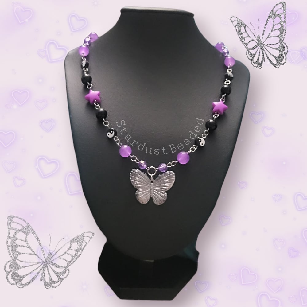 Image of Fly Away Baddie Y2K-Themed Choker