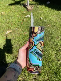 Multi Color Marble Tumbler