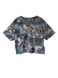 Image 2 of L Crop Tee in Ember Ice Dye