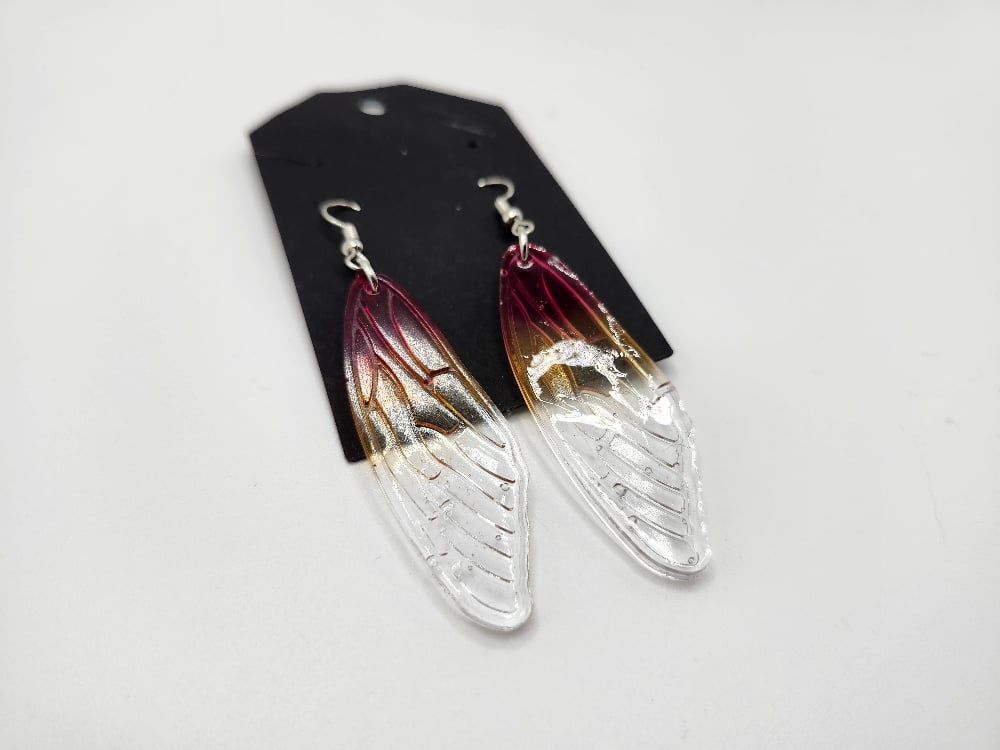 Image of Bug Wing Earrings 