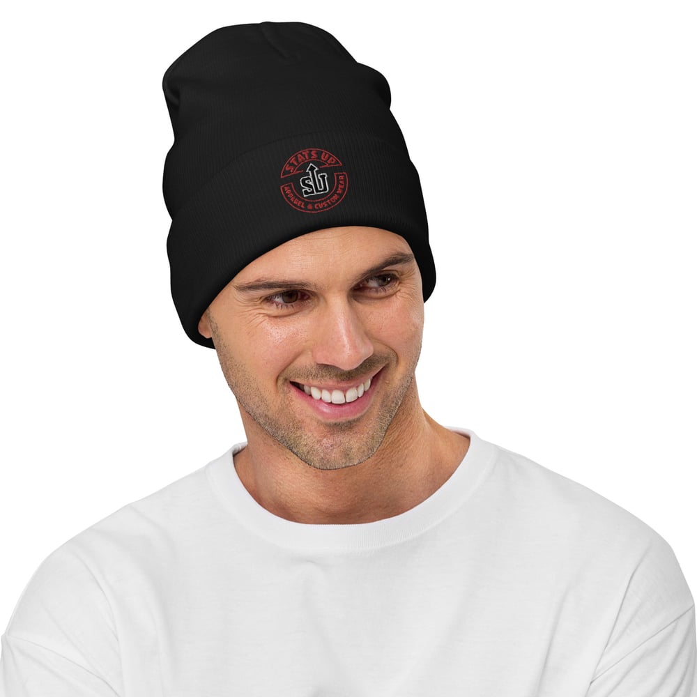 Image of Stats Up: Embroidered Beanie