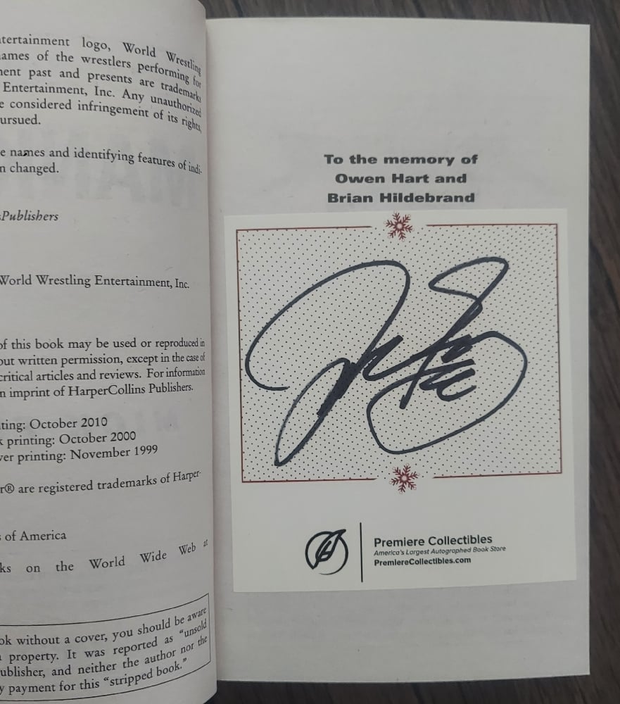 Mankind - Have A Nice Day! A Tale of Blood and Sweatsocks, by Mick Foley - SIGNED
