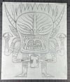 Taco/Burrito Demon pencil drawing