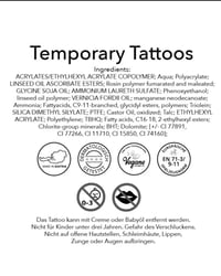 Image 3 of TEMPORARY TATTOO PACK THE_NK_CAT HEADPHONES