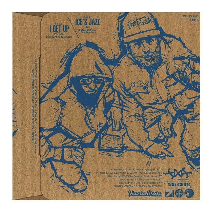 DXA - 'I Get Up' / 'Ice's Jazz' // 7"