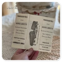 Image 3 of vintage french ephemera lace sample folder original 