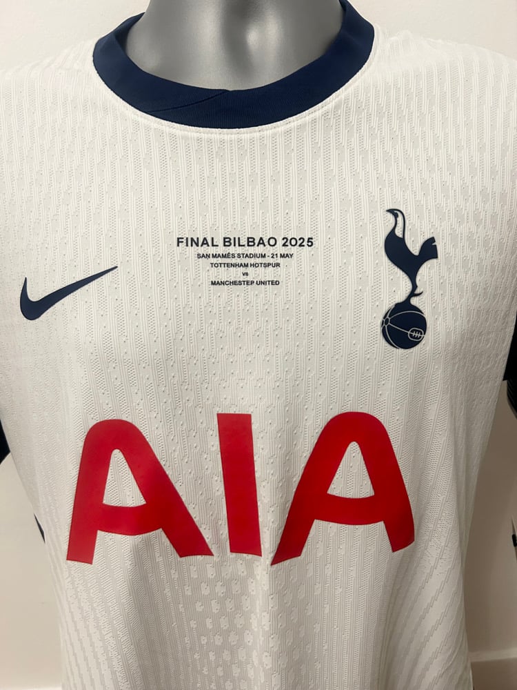 Image of Tottenham Hotspur “VAN DE VEN 37” Vaporknit 2024/25 Home Europa Final Shirt,   L