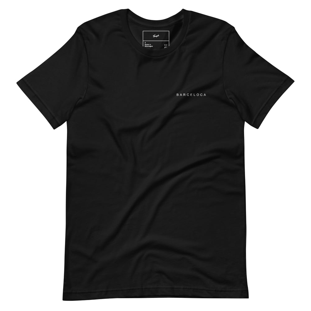 Image of Camiseta unisex bordada - BARCELOCA (Black)
