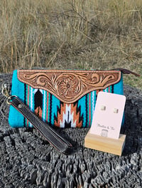 Image 3 of Crystal Saddlebag Clutch - SKU 688