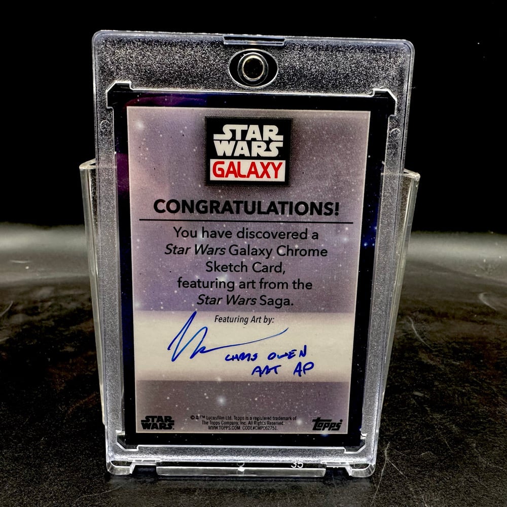 Topps Star Wars Ahsoka Tano Sketch Card 