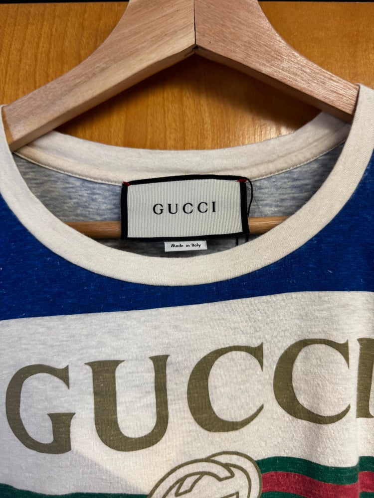 Image of Gucci SS20 Royal Striped Tee