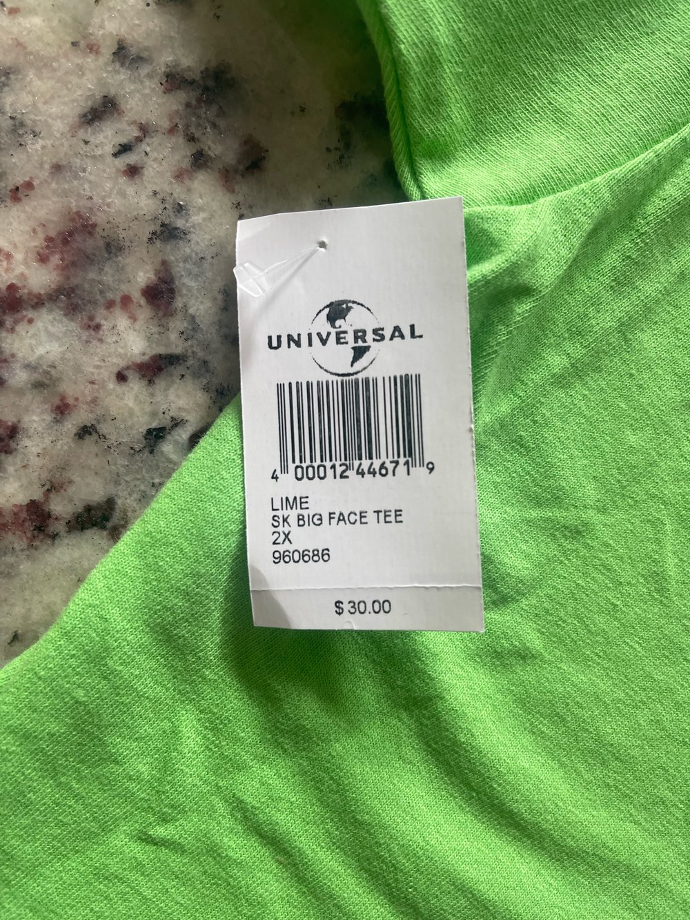 SHREK x UNIVERSAL STUDIOS BIGFACE TEE - XXL