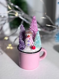 Image 2 of Mini Mug Winter Scene 4