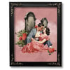 Cemetery Lovers // Retro Art Print