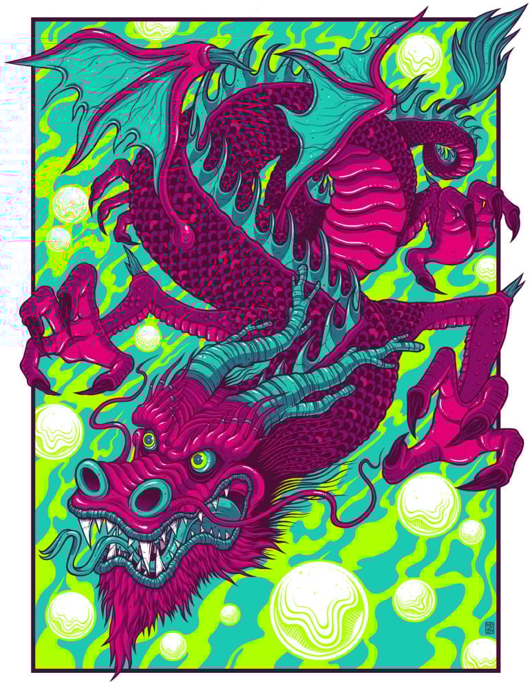 Image of Year of the Dragon - Art Print 