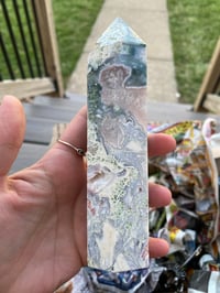 Image 3 of Moss Agate Towerr
