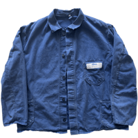 Image 1 of GERMAN HERRINGBONE WORK JACKET 1980 OG (L)