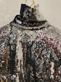 Image 5 of DISCO SEQUIN CROPPED TOP