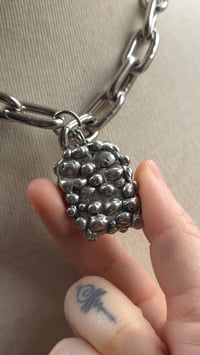 Image 7 of Sheep tooth chunky statement necklace small