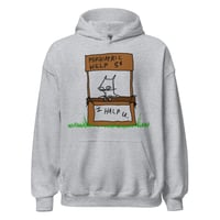 Image 8 of I help Unisex Hoodie 