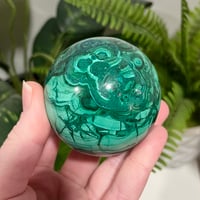 Image 1 of DISCOUNT Malachite Sphere B
