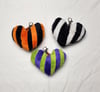 Halloween Heart Charms 
