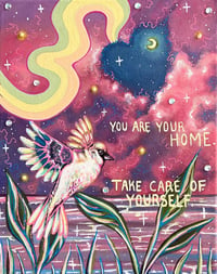 you are your home - canvas 