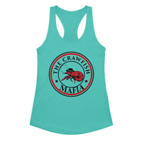 Image 7 of The Crawfish Mafia Women’s fitted racerback tank top