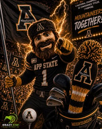 Image 3 of Appilacian State university App Boone NC custom Handknit Golf Club Cover fan gift