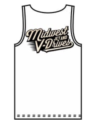 Image 1 of White new logo tank top 
