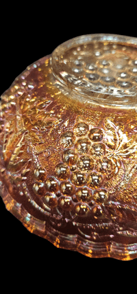 Image 7 of 2 Marigold/Amber Carnival Pieces- Imperial and Indiana 