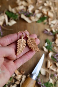 Image 4 of Fern Leaf ~ Earrings 