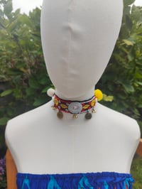 Image 2 of Festie choker - pompoms