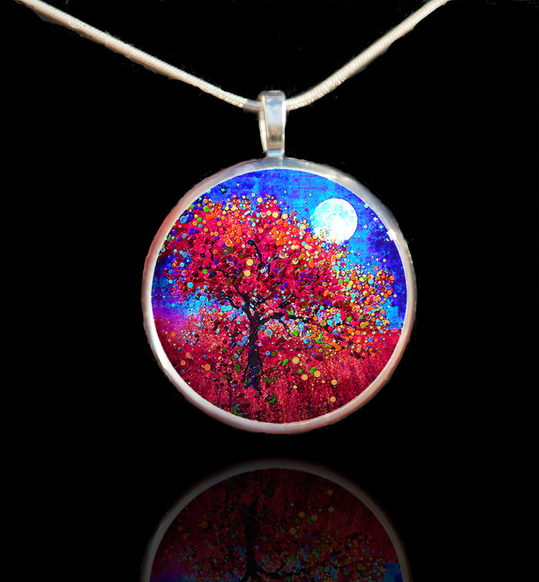 Image of Harvest Moon - Abundance Blessing Pendant