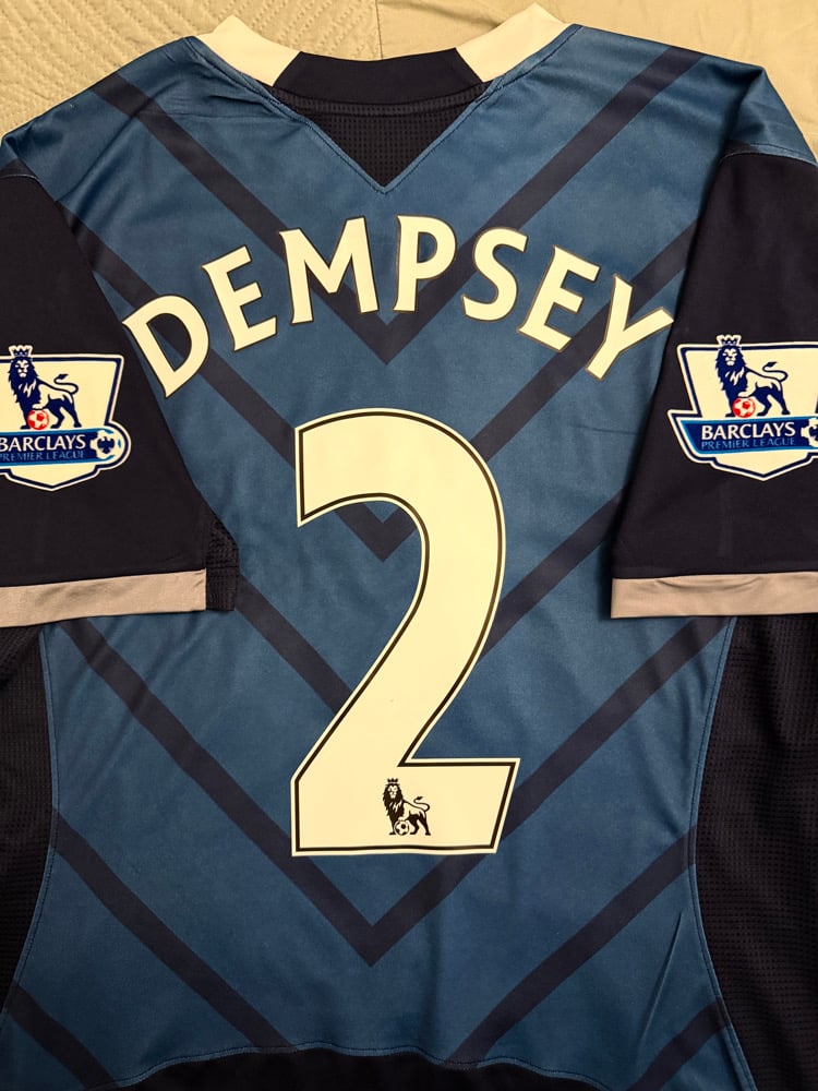 Image of PRE ORDER: Tottenham Hotspur “DEMPSEY 2” Away Shirt + PL patches (XL)