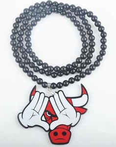 Image of Illuminati Bulls Necklace
