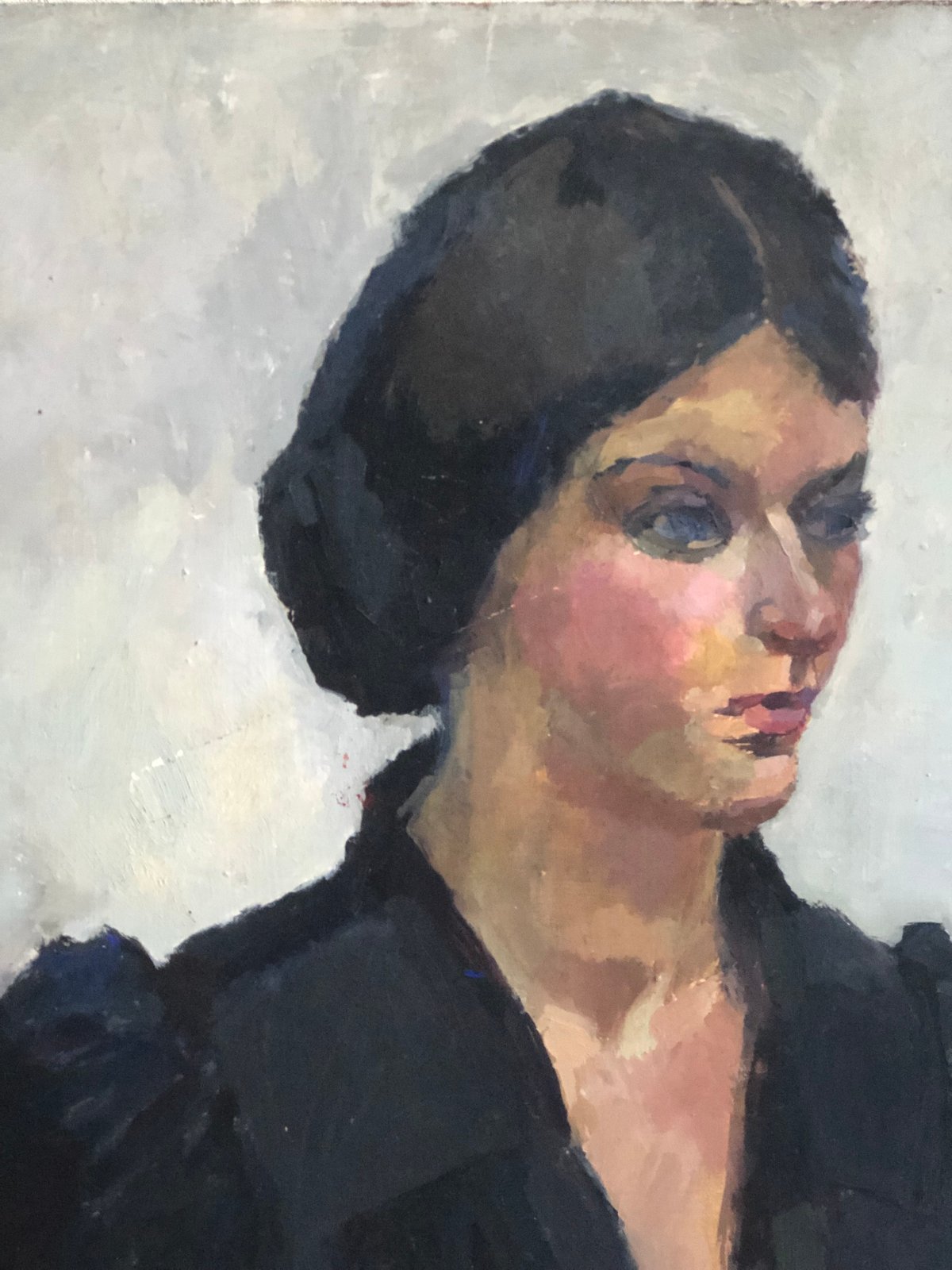 Image of Portrait of a woman in black