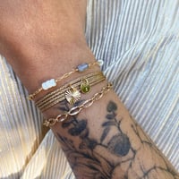 Image 5 of THEA - Bracelet et collier labradorite et nacre