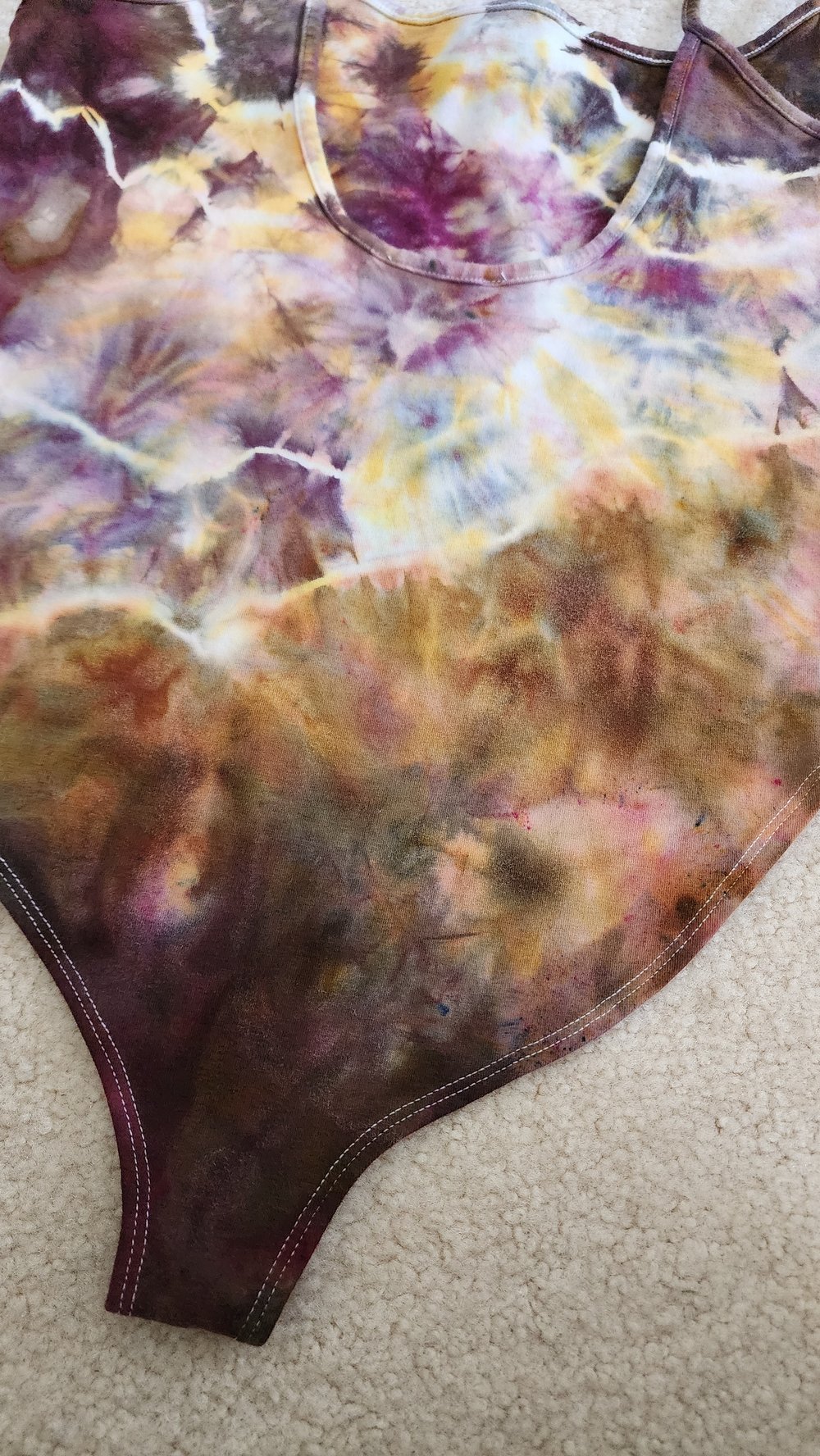 Image of Large neutral bodysuit geode