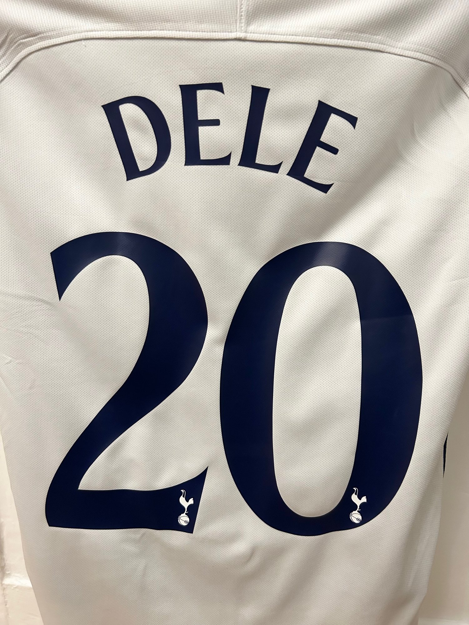 Image of Tottenham Hotspur “DELE 20” 2017/18 Home Shirt + UCL patches (M)